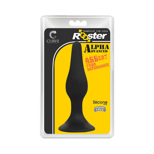Curve Novelties Toys Rooster Alpha Advanced Silicone Anal Plug with Suction Cup 