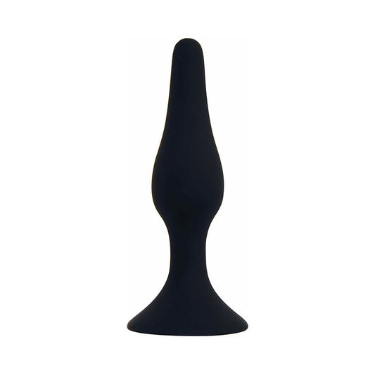 Curve Novelties Toys Rooster Alpha Silicone Anal Plug with Suction Cup Black1