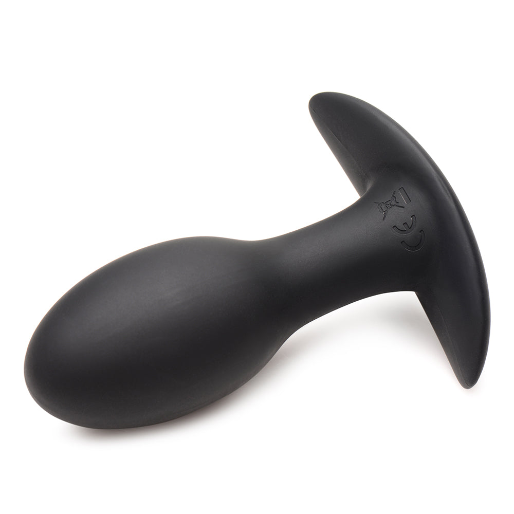 Curve Novelties Toys Rooster Rumbler Vibrating Silicone Anal Plug Black3