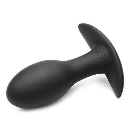Curve Novelties Toys Rooster Rumbler Vibrating Silicone Anal Plug Black3