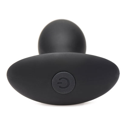 Curve Novelties Toys Rooster Rumbler Vibrating Silicone Anal Plug Black5