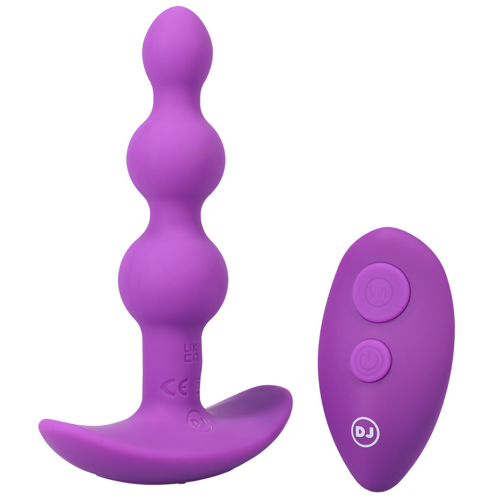 Doc Johnson A-Play BEADED VIBE Rechargeable Silicone Anal Plug with Remote12
