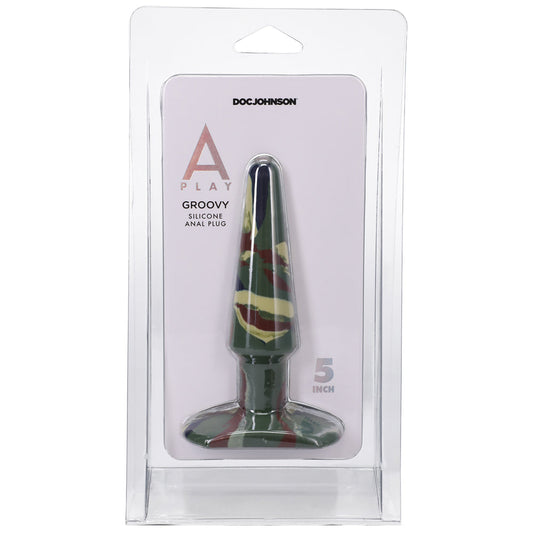 Doc Johnson A-Play Groovy 5 in. Silicone Anal Plug1