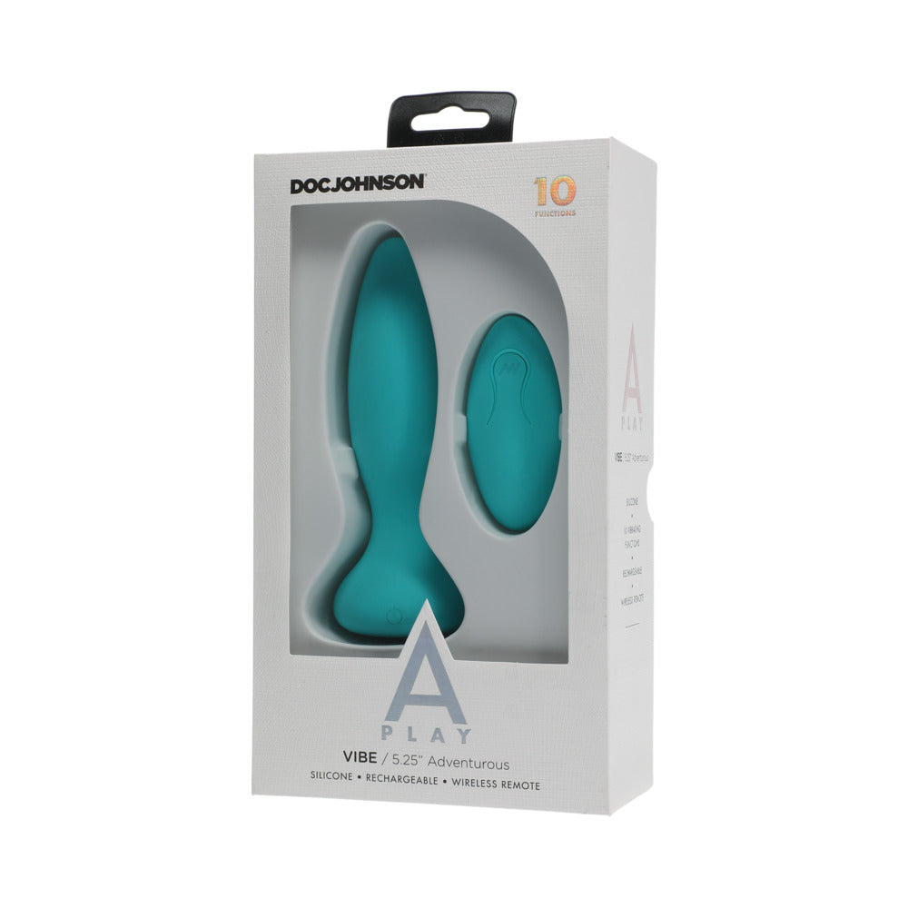 Doc Johnson A-Play Vibe Adventurous Rechargeable Silicone Anal Plug with Remote10