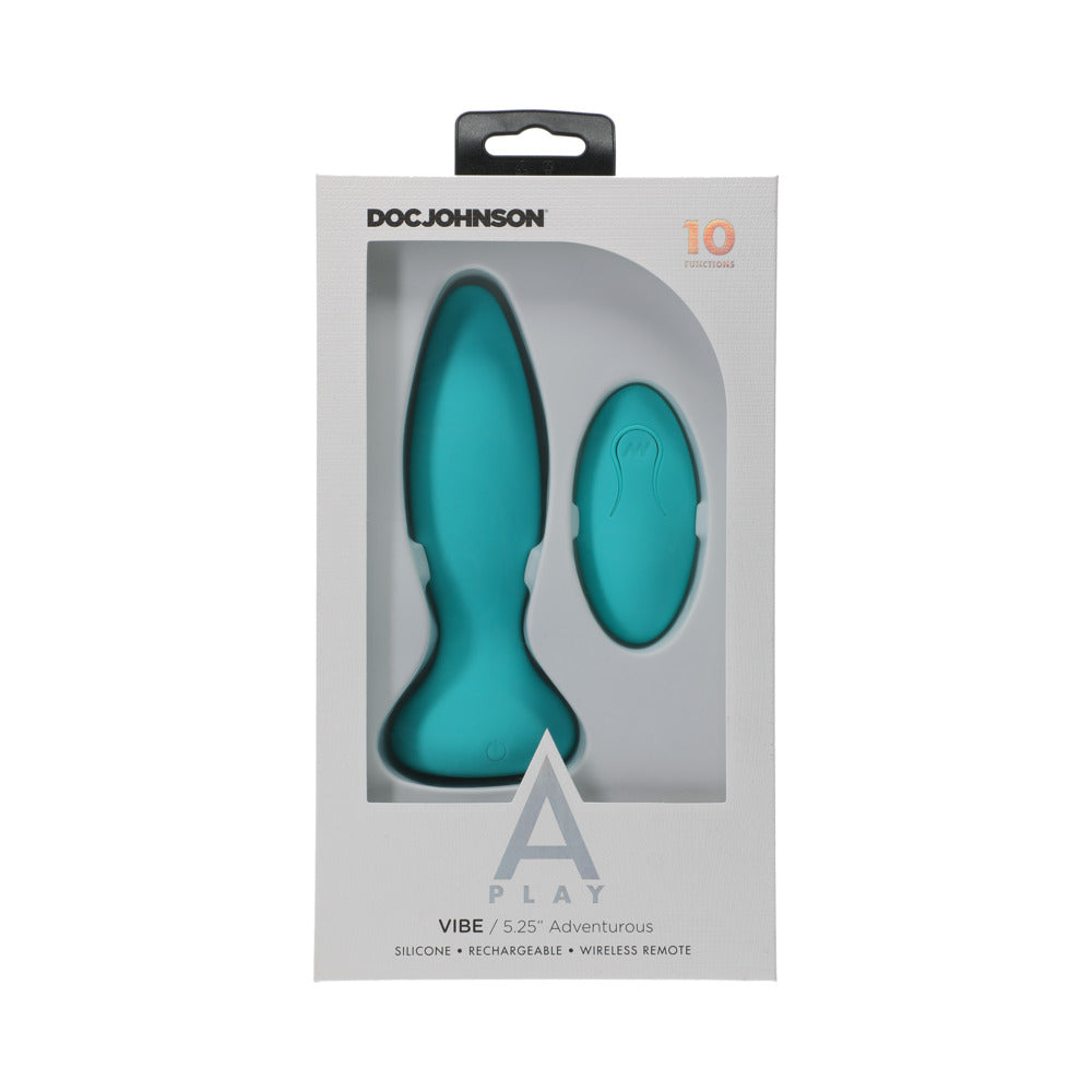Doc Johnson A-Play Vibe Adventurous Rechargeable Silicone Anal Plug with Remote11