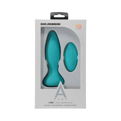 Doc Johnson A-Play Vibe Adventurous Rechargeable Silicone Anal Plug with Remote11
