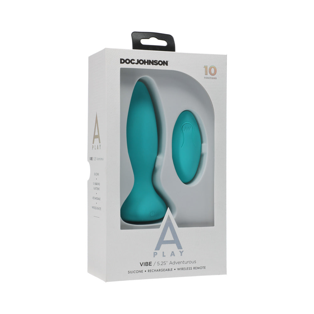 Doc Johnson A-Play Vibe Adventurous Rechargeable Silicone Anal Plug with Remote1