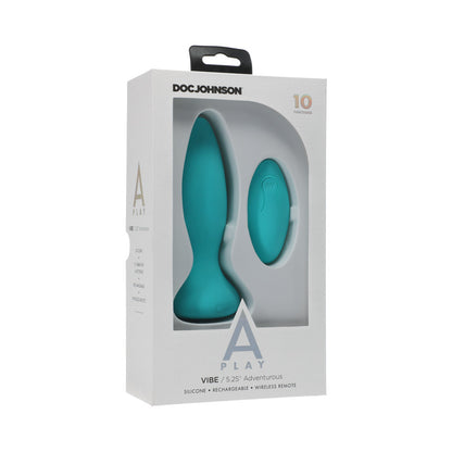 Doc Johnson A-Play Vibe Adventurous Rechargeable Silicone Anal Plug with Remote1