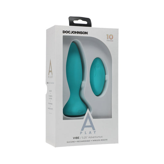 Doc Johnson A-Play Vibe Adventurous Rechargeable Silicone Anal Plug with Remote1