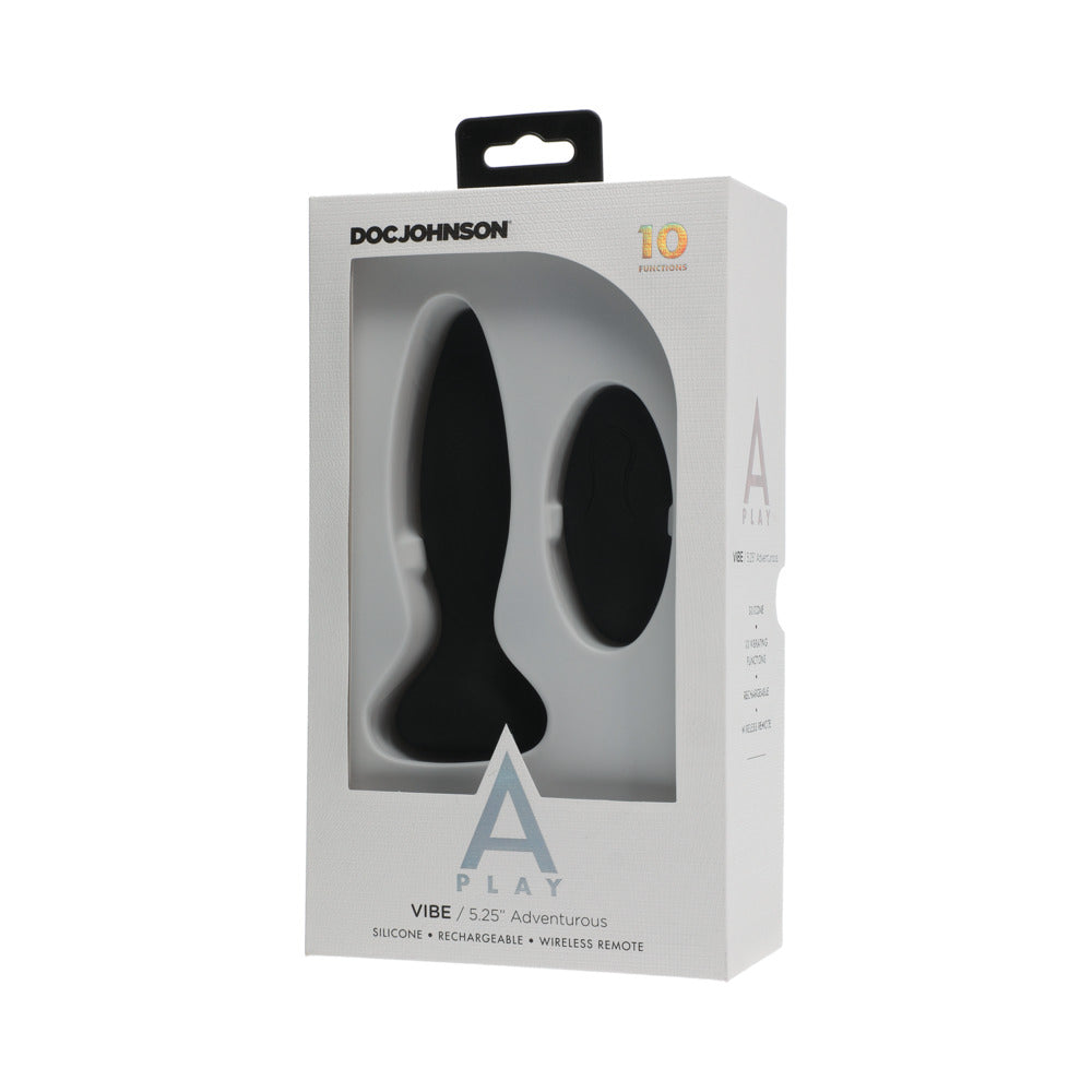 Doc Johnson A-Play Vibe Adventurous Rechargeable Silicone Anal Plug with Remote4