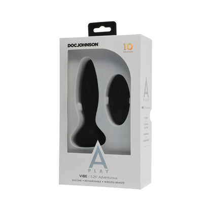 Doc Johnson A-Play Vibe Adventurous Rechargeable Silicone Anal Plug with Remote4