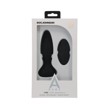 Doc Johnson A-Play Vibe Adventurous Rechargeable Silicone Anal Plug with Remote5