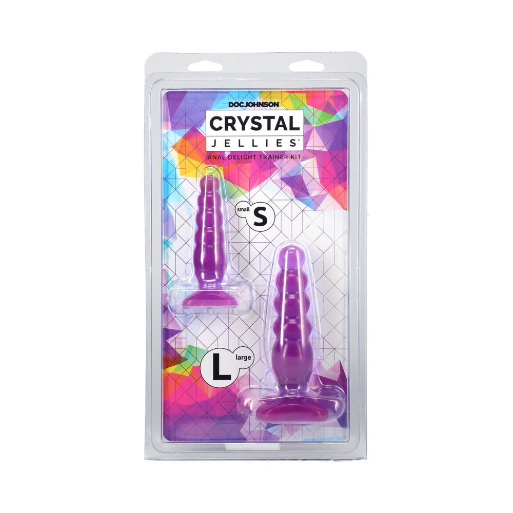 Doc Johnson Crystal Jellies - Anal Delight Trainer Kit1