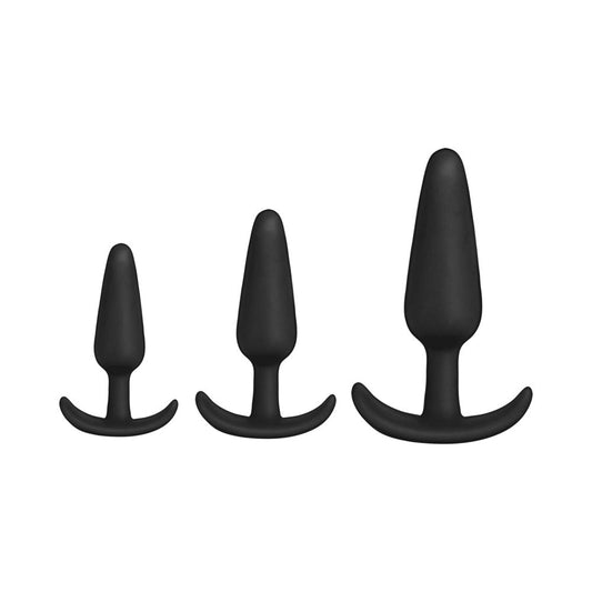 Doc Johnson Mood Naughty 1 Anal Trainer Set Black 1