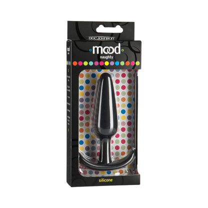 Doc Johnson Mood - Naughty - Black Silicone Butt Plug 1