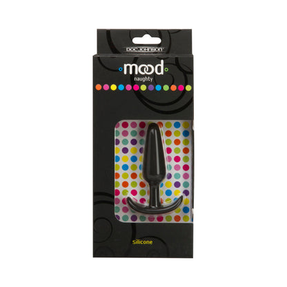 Doc Johnson Mood - Naughty - Black Silicone Butt Plug 3