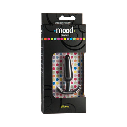 Doc Johnson Mood - Naughty - Black Silicone Butt Plug 