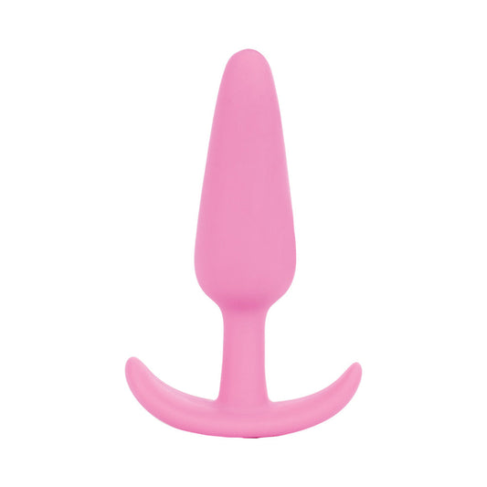 Doc Johnson Mood - Naughty - Small Pink Silicone Butt Plug 1