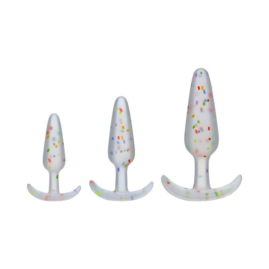 Doc Johnson Mood Pride Anal Plug Training Set 3-Piece 1