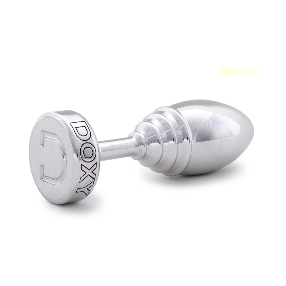Doxy Ribbed Metal Butt Plug2