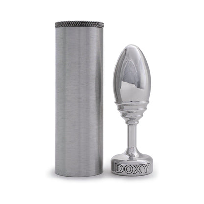 Doxy Ribbed Metal Butt Plug4