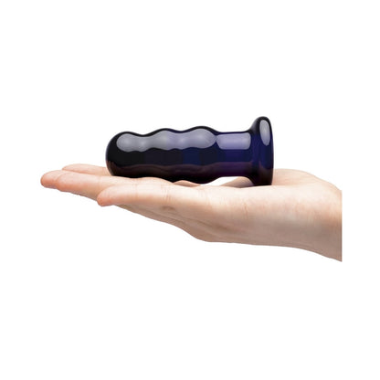 Electric Eel Glas 3.5 in. Rechargeable Remote-Controlled Vibrating Beaded Butt Plug5