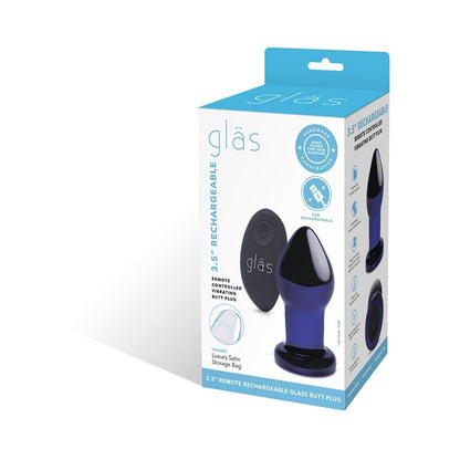 Electric Eel Glas 3.5 in. Rechargeable Remote-Controlled Vibrating Butt Plug8