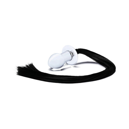 Electric Eel Glas 3 in. Horse Tail Glass Butt Plug2