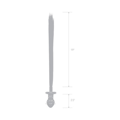 Electric Eel Glas 3 in. Horse Tail Glass Butt Plug6