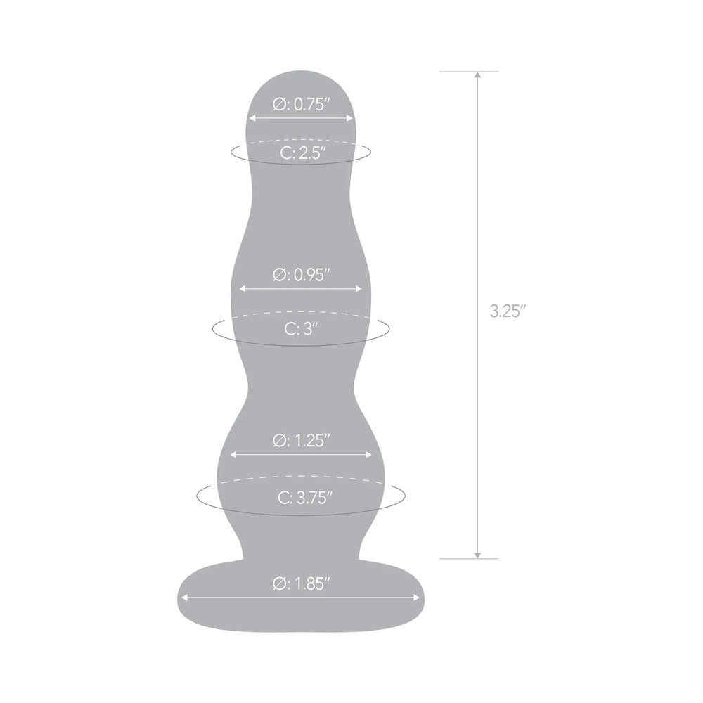 Electric Eel Glas 4 in. Glass Butt Plug6