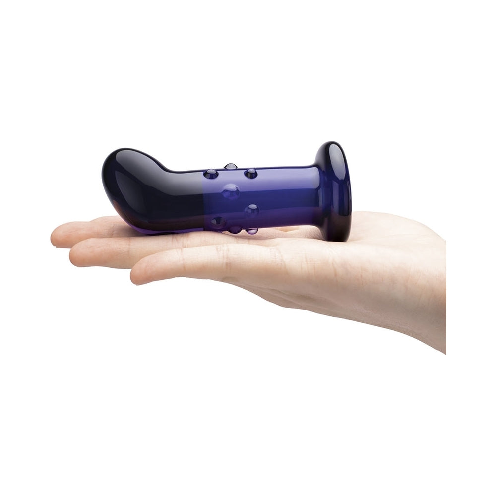 Electric Eel Glas 4 in. Rechargeable Remote-Controlled Vibrating Dotted G-Spot/P-Spot Plug5