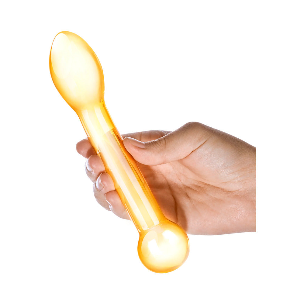 Electric Eel Glas 7 in. Honey Dripper Anal Slider Prostate Stimulating Glass Dildo3
