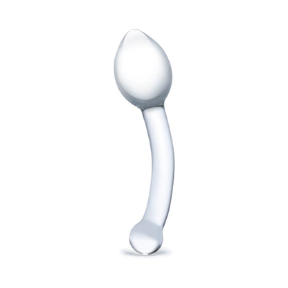 Electric Eel Glas 8 in. Pure Indulgence Anal Slider Prostate Stimulating Glass Dildo1
