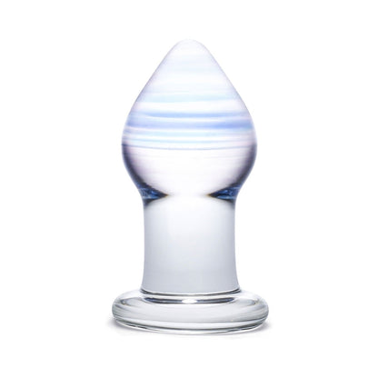 Electric Eel Glas Amethyst Rain 3.25 in. Butt Plug1