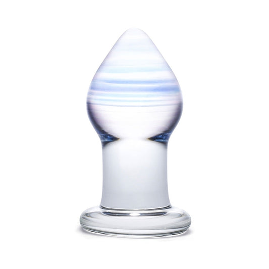 Electric Eel Glas Amethyst Rain 3.25 in. Butt Plug1