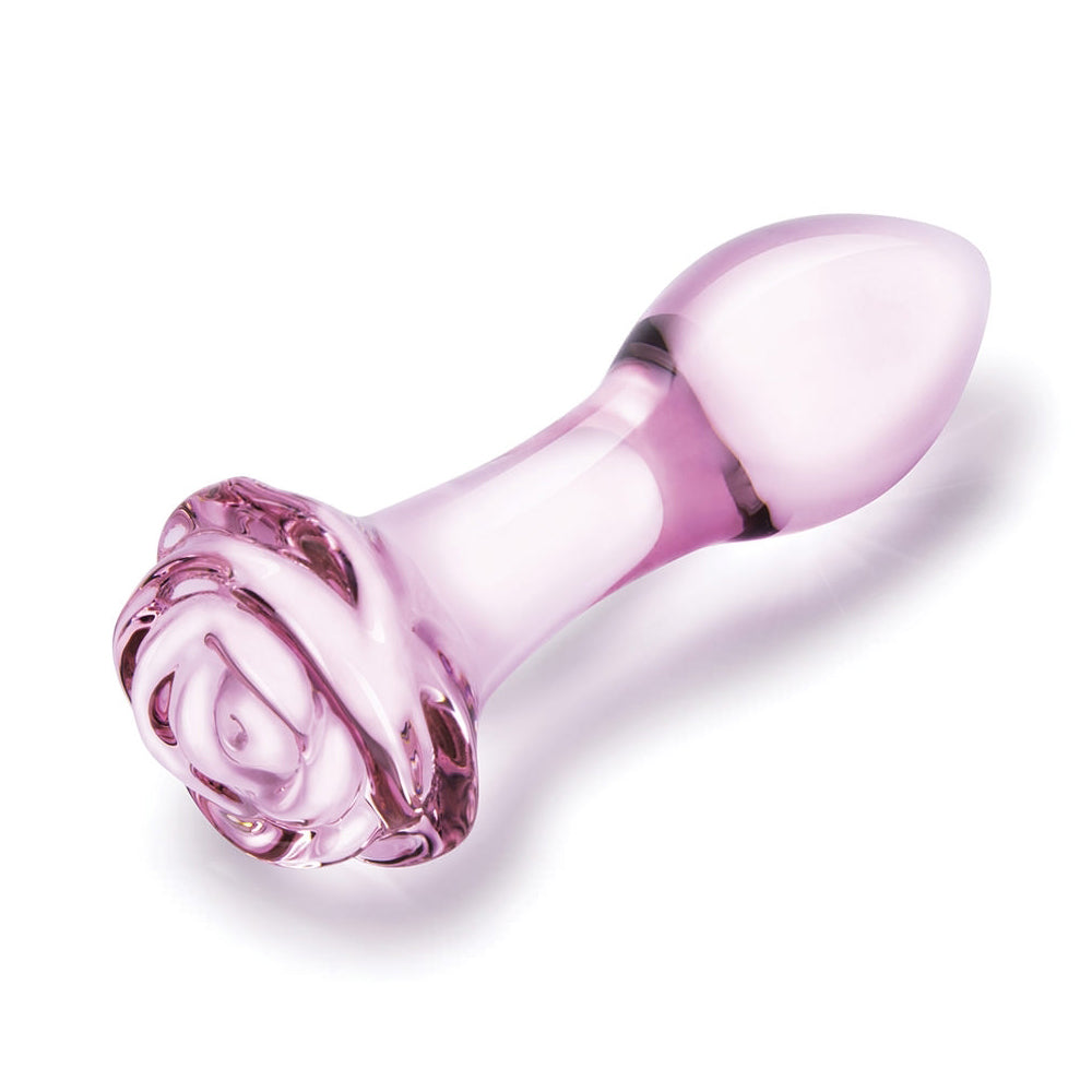 Electric Eel Glas Rosebud 3-Piece Glass Anal Plug Set2