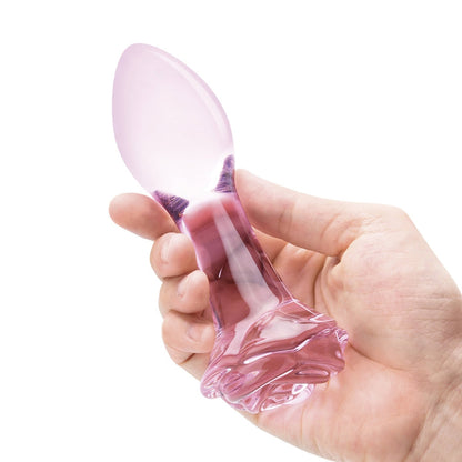 Electric Eel Glas Rosebud 3-Piece Glass Anal Plug Set3
