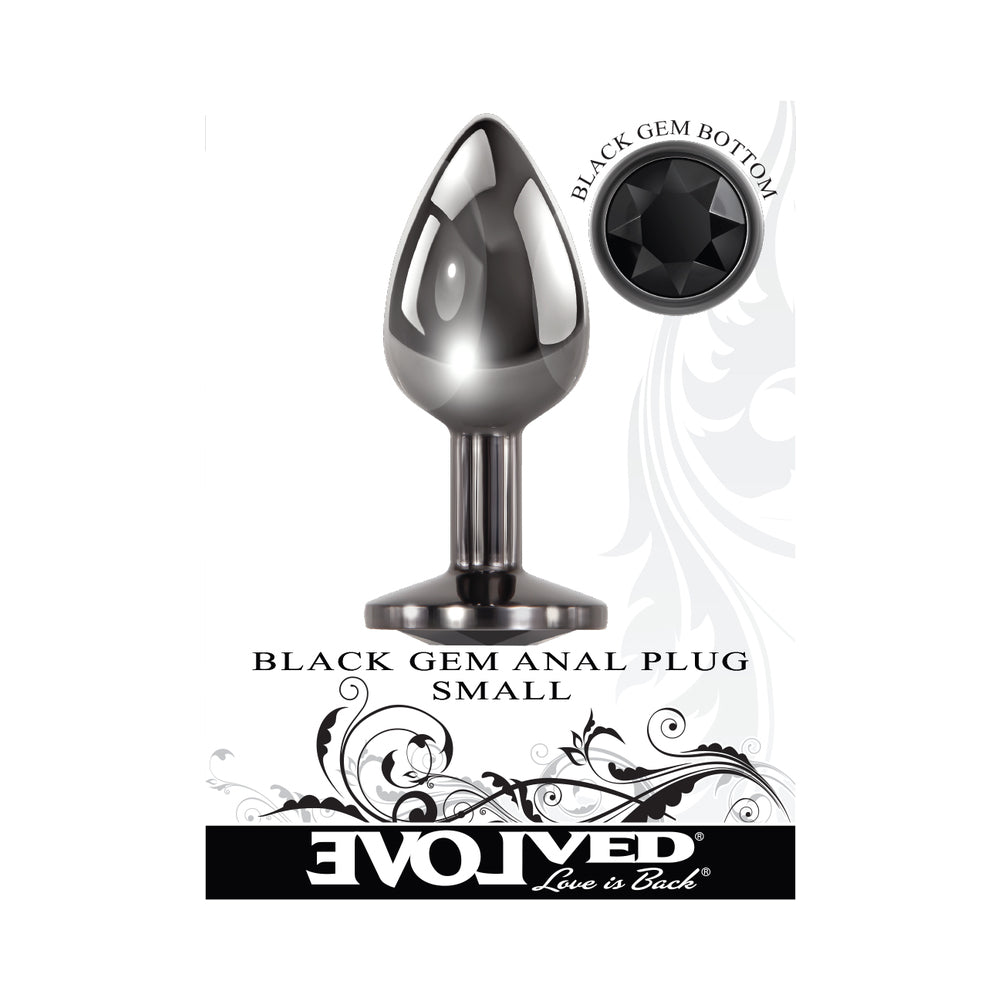Evolved Black Gem Anal Plug Small6