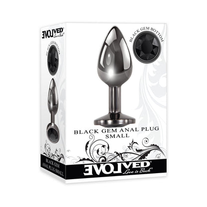 Evolved Black Gem Anal Plug Small 