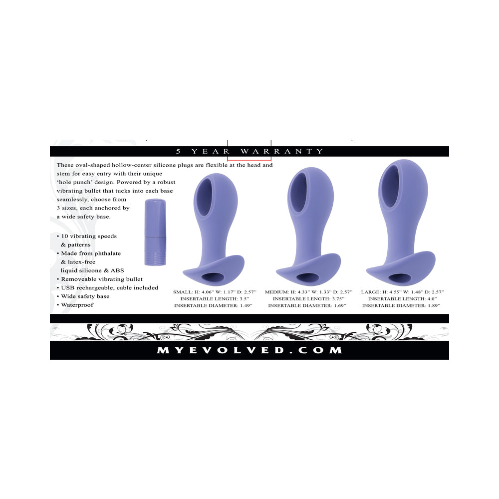 Evolved Hole Punch Plug Set Rechargeable Purple8