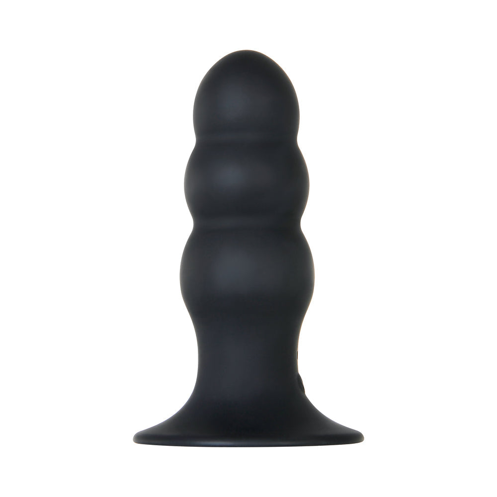 Evolved Kong Rechargeable Remote-Controlled Vibrating Silicone Anal Plug Black1