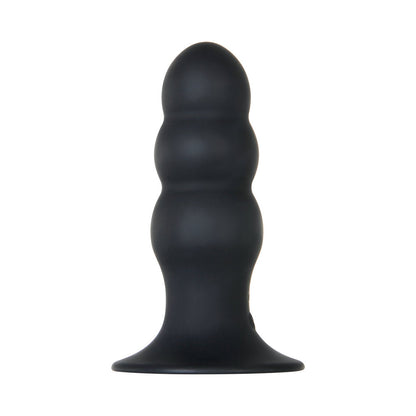 Evolved Kong Rechargeable Remote-Controlled Vibrating Silicone Anal Plug Black1