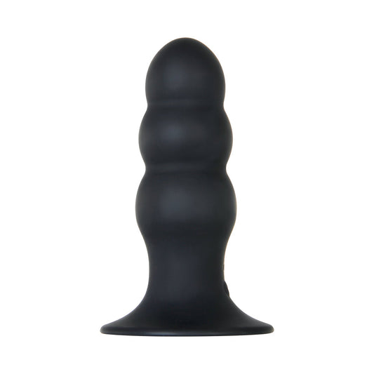 Evolved Kong Rechargeable Remote-Controlled Vibrating Silicone Anal Plug Black1