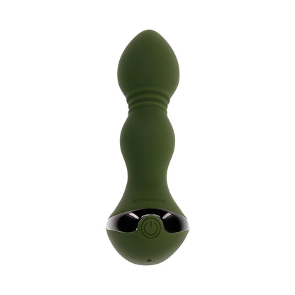 Evolved Lieutenant Rechargeable Anal Vibrator Silicone Green3