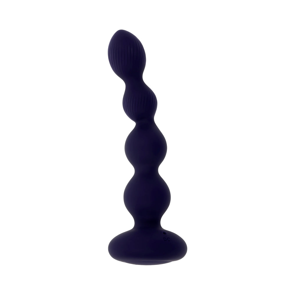 Evolved Pleasure Orbit Rechargeable Vibe with Remote Silicone Purple1