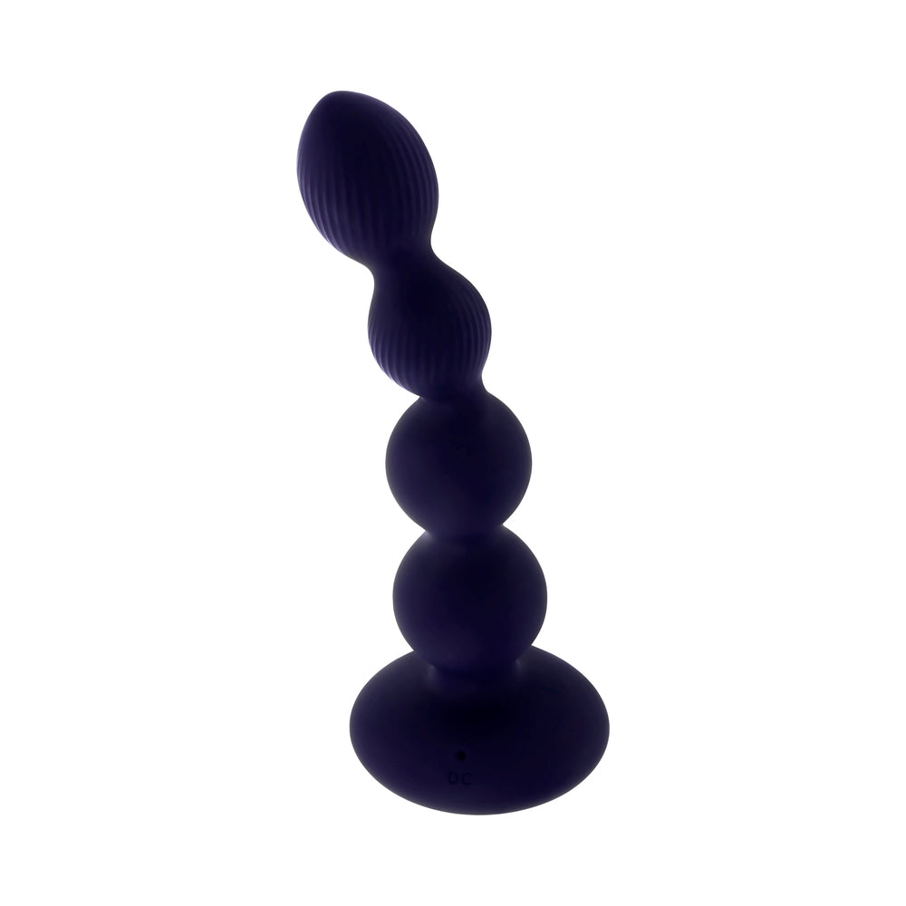 Evolved Pleasure Orbit Rechargeable Vibe with Remote Silicone Purple3