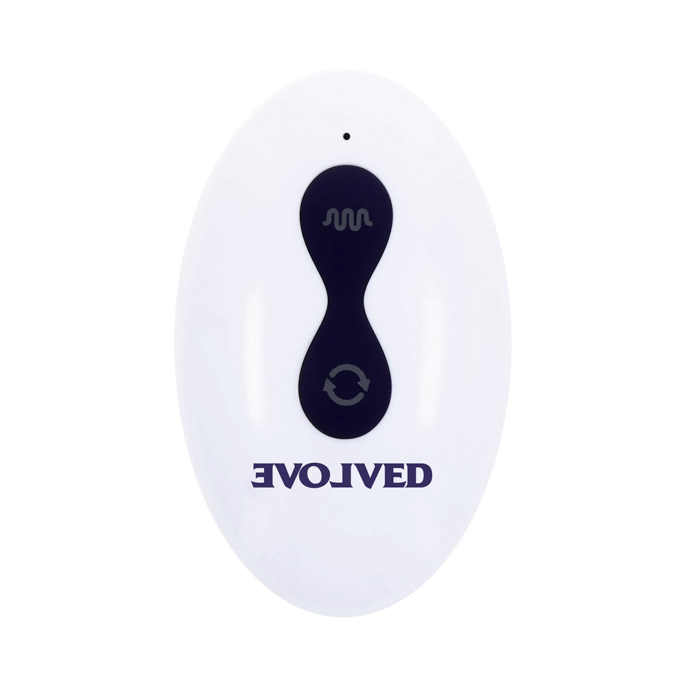 Evolved Pleasure Orbit Rechargeable Vibe with Remote Silicone Purple6
