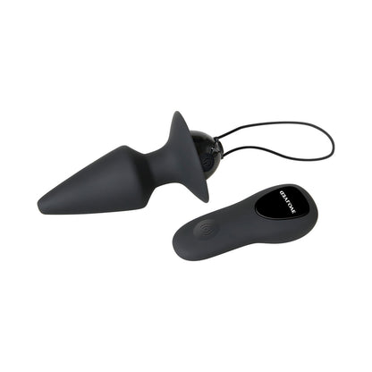 Evolved Plug & Play Rechargeable Remote-Controlled Vibrating Silicone Anal Plug Black2