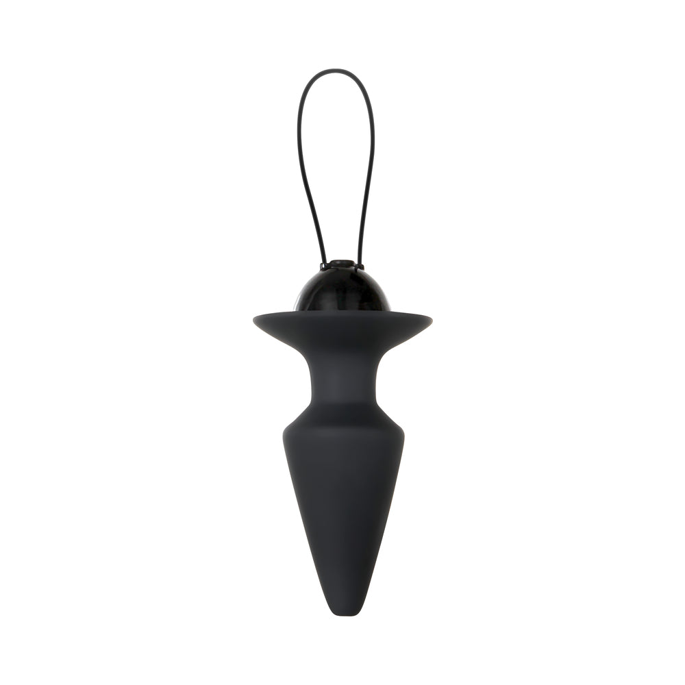 Evolved Plug & Play Rechargeable Remote-Controlled Vibrating Silicone Anal Plug Black4