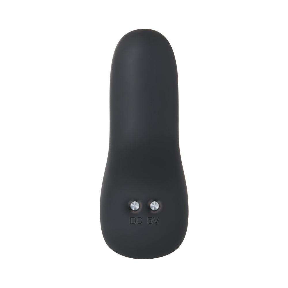 Evolved Plug & Play Rechargeable Remote-Controlled Vibrating Silicone Anal Plug Black6